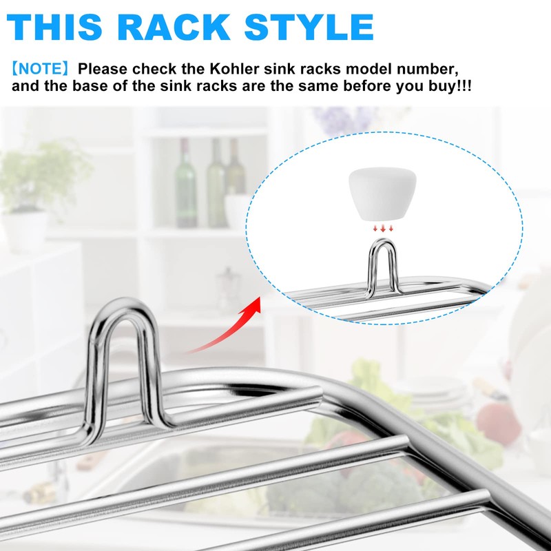 Kitchen Sink Rack Feet Replacement Kohler Sink Accessories 84544-0 Kohler