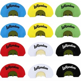 LaRandom 12 Pack Turkey Mouth Calls for Hunting Diaphragm Turkey Calls Variety of Reed Cuts for Realistic Hen Sounds Nice Gift for Beginners, Pros, Men, Father Outdoor Hunting (Multicolor)