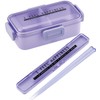 Skater Chopsticks and Case Set for Adults, Antibacterial, 7.1 in
