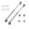 Bohaner 150N Gas Struts, 2Pcs Cabinet Door Hinges Lift Up Spring Flap Gas Strut Support Stay Bar Kitchen Cupboard Box 200N Pressure (Silver 150N)