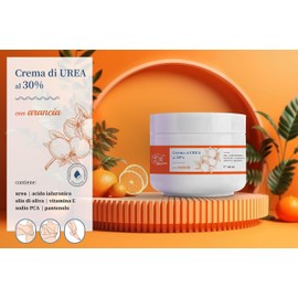 Cream with Urea 30% MAXI Format 500 ml for Scars Eczema, Keratosis Psoriasis Skin Rashes Dry Skin Removes Scars, Wounds, Made in Italy