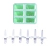 Popsicle Mold，Popsicle Maker Popsicle Molds 6 Pieces Silicone Ice Pop