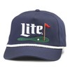 AMERICAN NEEDLE Miller Lite Beer Golf Club Roscoe Adjustable Snapback
