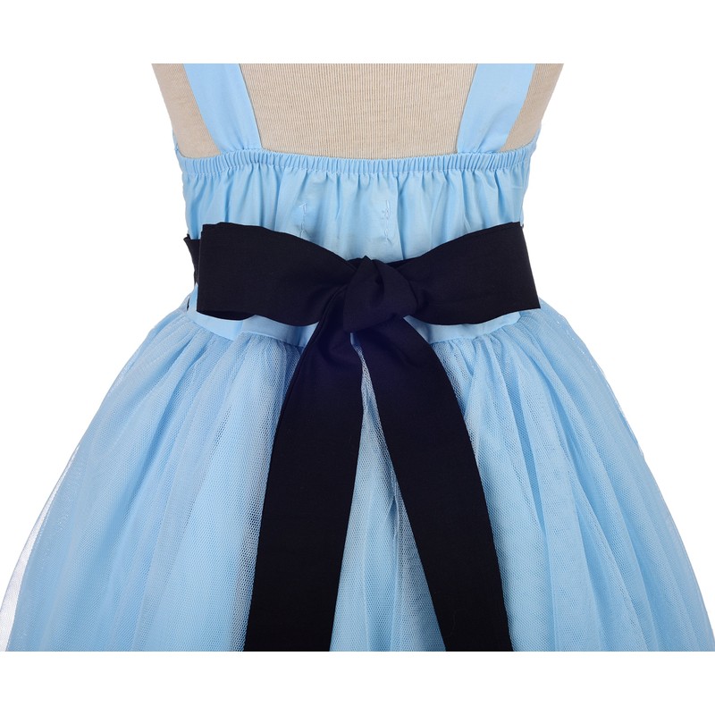Dressy Daisy Disfraz de Princesa Vestido de Tul Azul Alicia