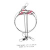 NOLITOY 5pcs Fishing Wire Leaders with Swivels Snaps Durable Tackle