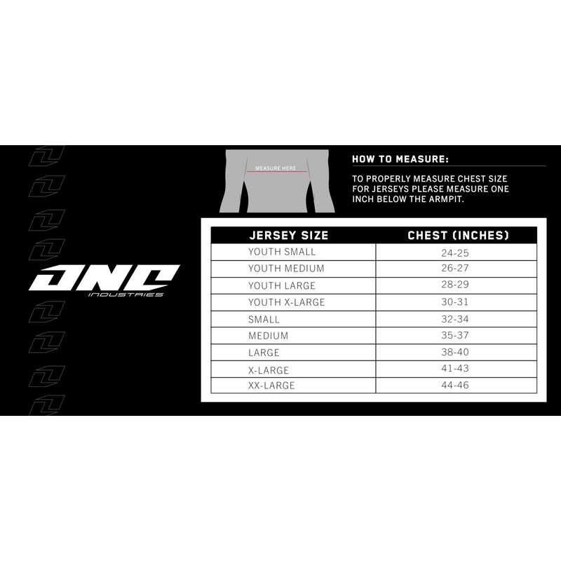 ONE Industries Men's MX Jersey, Uno Black, Medium