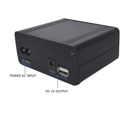 SOLUPEAK DC Linear Power Supply Low Noise DC 5V 1.2A External PSU Adapter, Upgrade Your Audio/Video/Electronics -U5