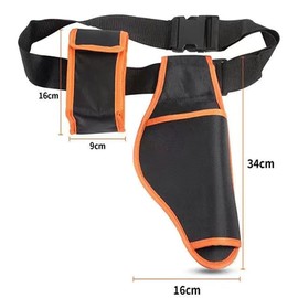 GOVNPJ Electric Scissors Bag, Portable Tool Bag, Wireless Electric Scissors Bags, Garden Storage Bag with Belt Tool Holders, Organiser, Tool Holder, Belt Bag