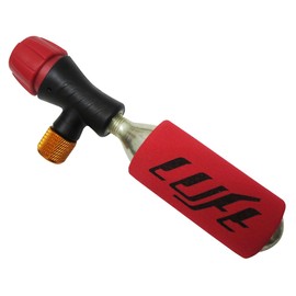 Cicli Bonin Unisex Co2 Luft Air Gauge, Black/Red, One Size