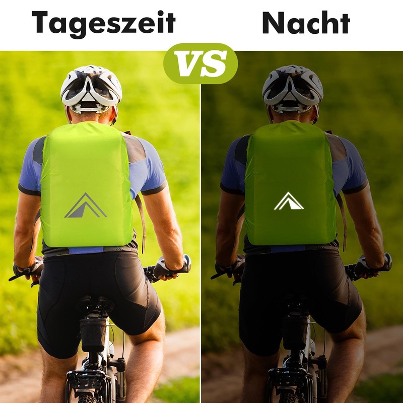 PINEPAN Backpack Rain Cover Waterproof Backpack Protector with Reflective Strips