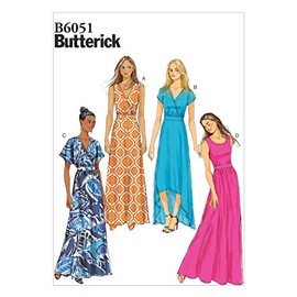 Butterick Patterns Ladies Dress Pattern, White, B5 (8-10-12-14-16)
