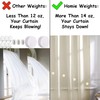 Magnetic Curtain Weights 8 Pack of Waterproof Magnets + Carrying
