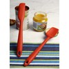 RSVP International Ela's Favorite Silicone Spatula, Red, 8" | BPA-Free