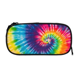 YETTA YANG Colorful Tie Dye Pencil Box Case for Pen Holders Office Supplies Big Capacity large