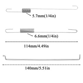 Mecotime Throttle Control Assembly Kit for Predator 212cc Throttle Control Linkage Spring Kit for Honda Gx160 Gx200 Gx120 Baja Coleman 196cc Ct200u Bt200x Kt196 Mb165 Mb200 Mini Bike Go Kart Tiller