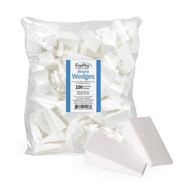 ForPro Professional Collection ForPro Professional Collection Beauty Wedges, Latex Free Foam Sponges, Makeup Blenders for Powder and Liquid Makeup, 100-Count