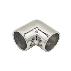 LBKYJ Boat Handrail Fitting, 2-Way 90 Degree Elbow Hardware, 316 Stainless Steel, Pipe Connector for O.D. 1-1/4 inch (32.5mm) Pipe Tubing