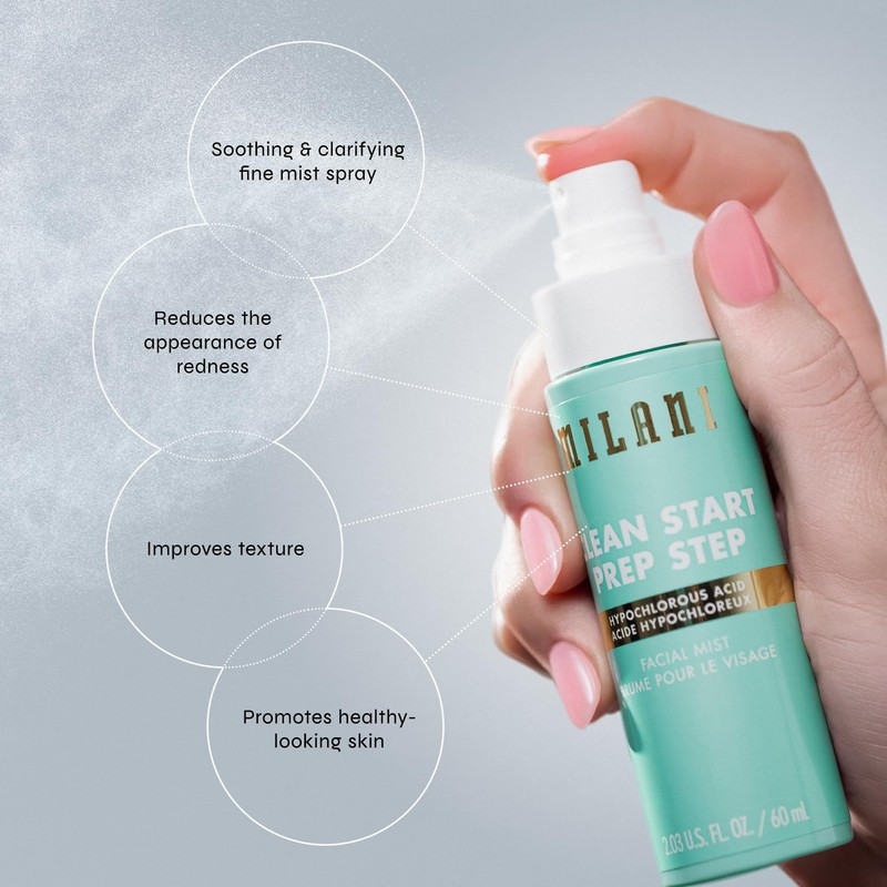 Milani Clean Start Prep Step Hypochlorous Acid Facial Mist