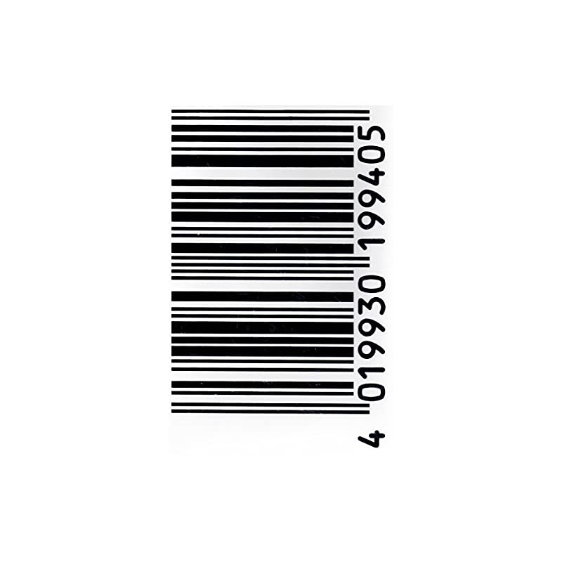 1 Sheet - Barcode Barcode Black Sticker Motorsport Motocross Car