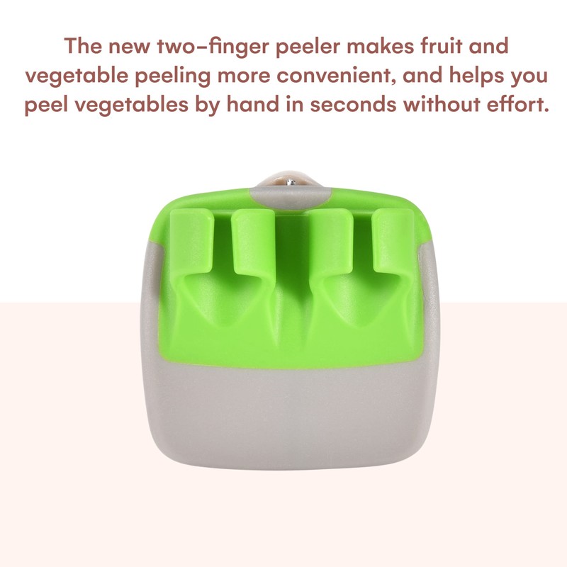 Kitchtic Fruit and Vegetable Peeler - Set of 3 Finger