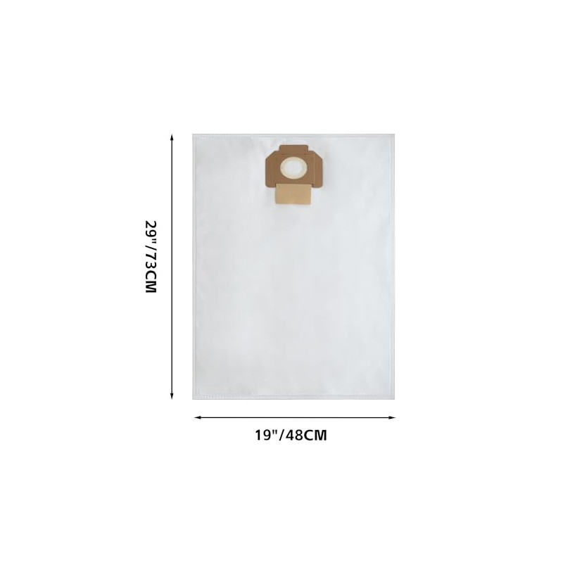 W107418353 Fleece Filter Bag for Makita Wet/Dry Dust Extractor/Vacuum model