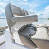 HWHongRV Aluminum Boat Pivot Flip-Up Armrest Set Provides 80º Rotation