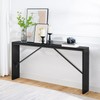 MAHANCRIS Console Table, 62.2" Long Sofa Table Behind Couch, Narrow