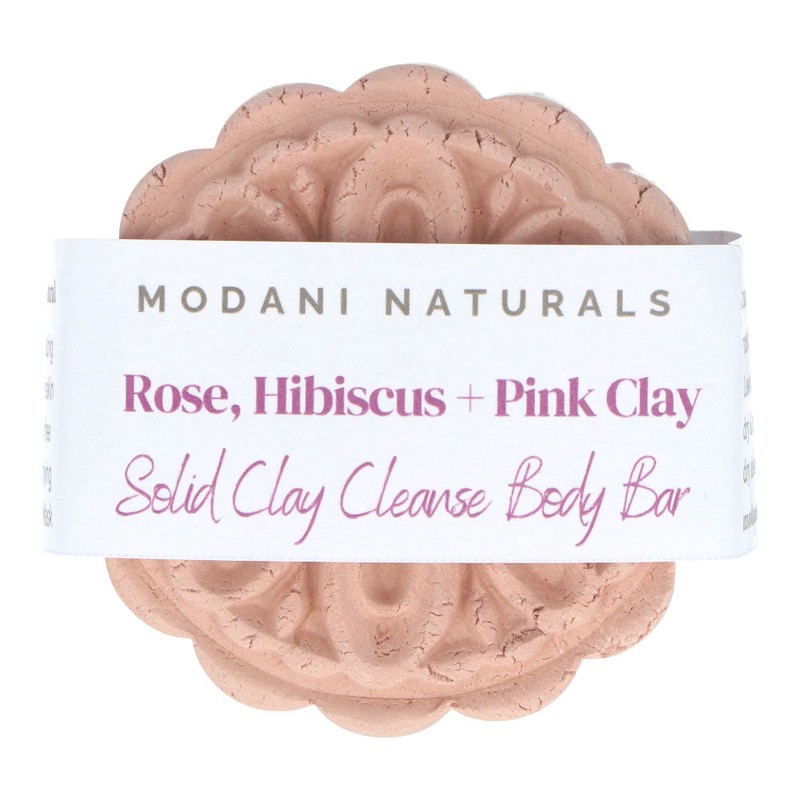 Modani Naturals Cleanse Body Bar - Rose, Hibiscus & Pink