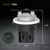 Weonaroll 2Pcs Parking Light Bulb Socket Front Rear Turn Signal