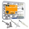 ALBO Drywall Anchor Kit Hollow Wall with Screws Set 120
