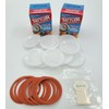 Reusable Canning Lids Bundle Includes 24 Regular Mouth Tattler Lids