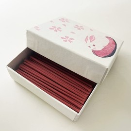 Kosaido HANGA Incense, 10 Types, Incense, Kyoto Stick Type, Made in Japan, Aroma (Cherry Blossom Rabbit)