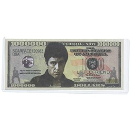 American Art Classics Pack of 10 - Al Pacino Scarface Million Dollar Novelty Bill Collectible - Best Gift for Fans of This Classic Movie