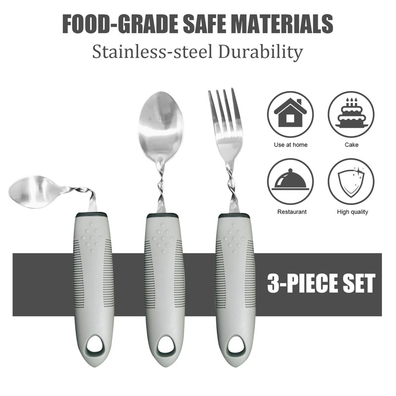 Adaptive Utensils for Elderly, Hand Tremors, Parkinsons & Handicapped |