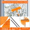 TIMIVO 109" Window Cleaning Squeegee Kit, Professional 2 in 1