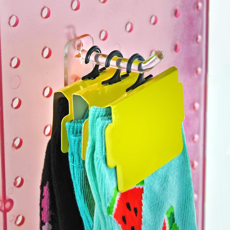 Azar Displays 800002-C 2-Inch Plastic Hook, Clear Plastic Hook, 50