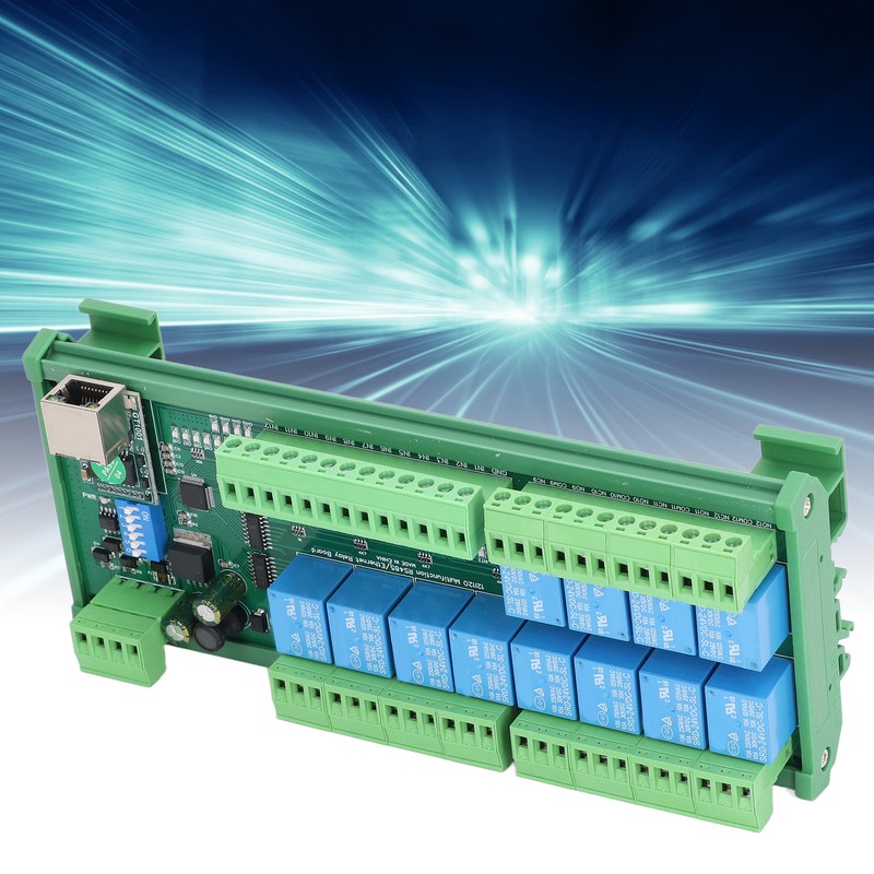 RS485 Relay Switch Module 12 DIO Ethernet RTU TCP IP
