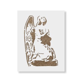 Angel Stencil - Reusable Stencils for Painting - Mylar Stencil for DIY Projects and Crafts