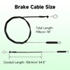 XIKOBY 133-1998 Brake Cable Compatible with Toro Timemaster 30" Self