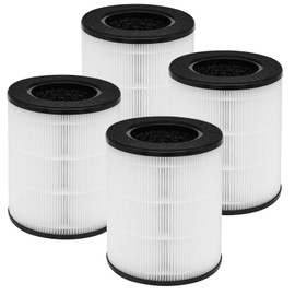 Ulrempart AP-T20FL Filter, Compatible with air purifier AP-T20, AP-T20WT Tower HEPA Air Purifier, 360° Filtration 5 Layers 3 in 1 Filter (Filter 4-Pack)