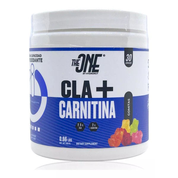 The One Cla + Carnitina 300 Gr Gomitas 30 Serv The One