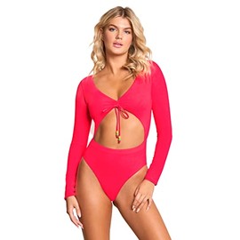 Maaji Women's Standard Surf Cheeky Cut, Bright Red