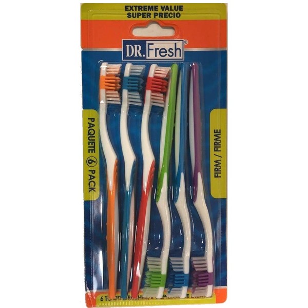 Dr. Fresh Toothbrush Velocity Soft Bristles 5 Pack