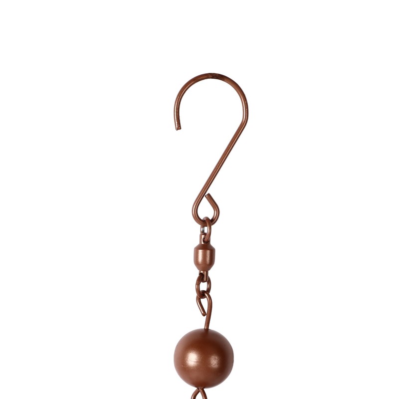 Hanging Rain Chain Metal Decorative Rotating Hollow Rain Chain for
