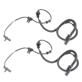 TRQ Front ABS Wheel Speed Sensor Set Compatible with 2018-2020 Ford Expedition 2015-2020 F-150 Lincoln Navigator