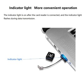 Cotchear MINI Super Speed Micro SD/SDXC TF USB 2.0 Card Reader Adapter