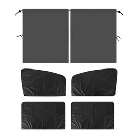 Car Window Curtains | Lightweight Car Privacy Sunshade | UV-Blocking, Automobile Interior Accessories for Baby Napping, Pet Protection, Road Trip