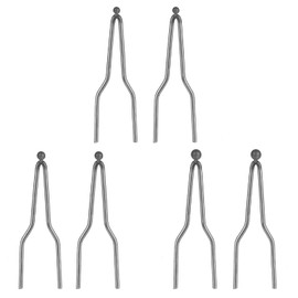 Pyrography Wire Tip 6 Pack Wood Burning Ball Tips Adjustable Wood Burning Wire Nibs Replacement Wood Burning Tools for Pyrography Machine