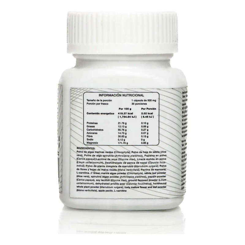 Jeltycaps Jelty Caps Linaza Nopal Papaína Digestión Suplemento Alimenticio