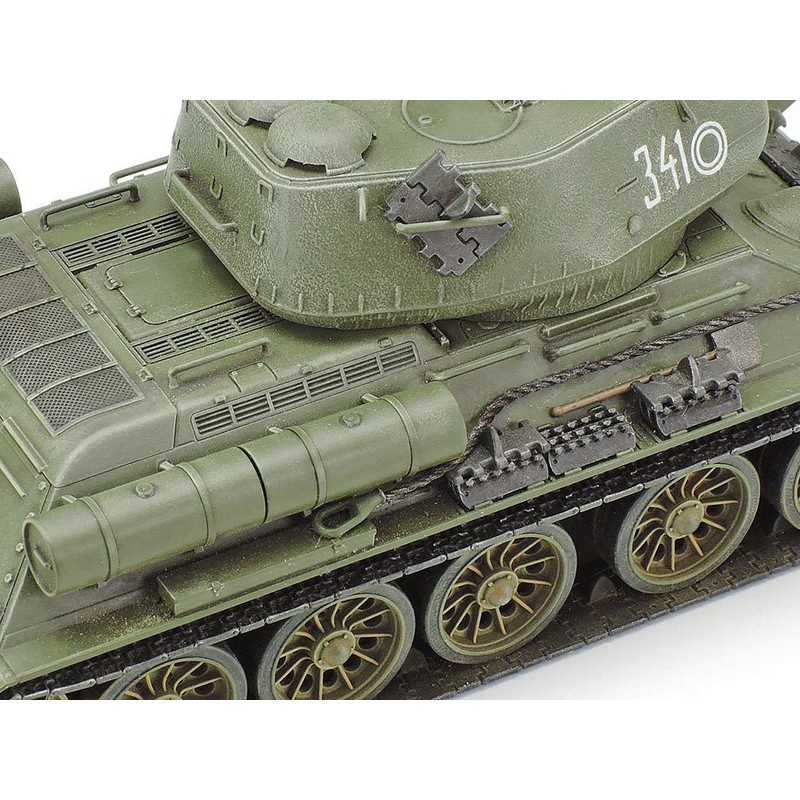 TAMIYA 32599-000 TAM32599 1:48 Rus. with Pz. T-34/85, Model Building,